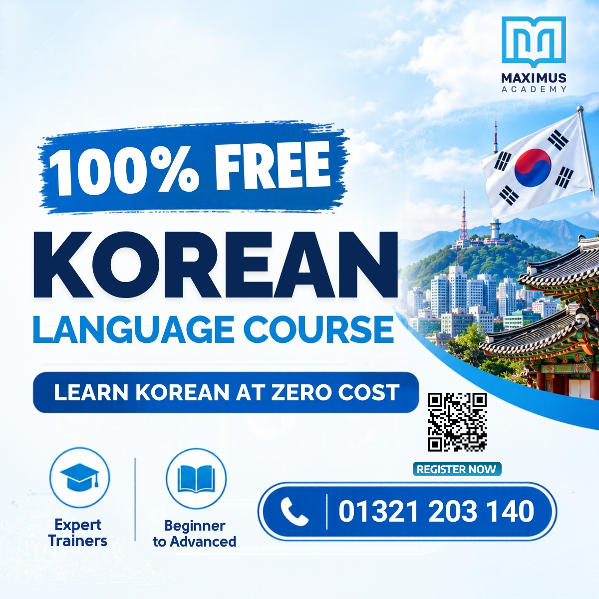 100% Free Korean Language Course